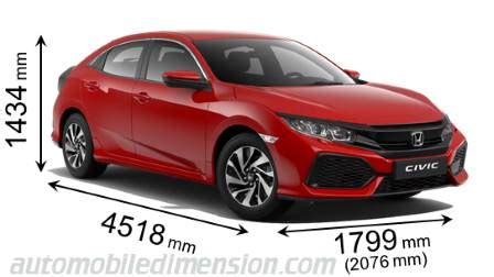 dimensions of honda city